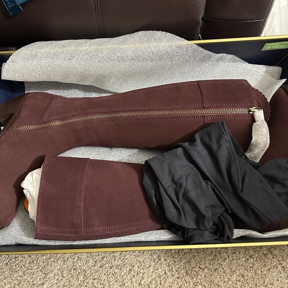 Fairfax & Favor England Regina Boot Plum Suede - Picture 2 of 7